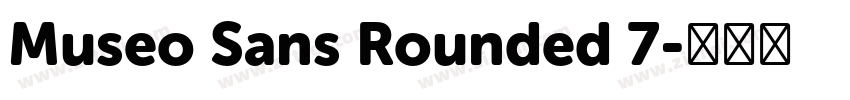 Museo Sans Rounded 7字体转换
